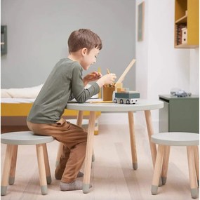 Zielony stolik Flexa Dots, ø 60 cm