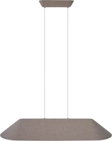 Nowoczesna lampa wisząca beżowa z wbudowaną diodą LED z 3-stopniową regulacją - Dani