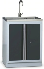 Szafka warsztatowa z zlewem G2, grafitowy