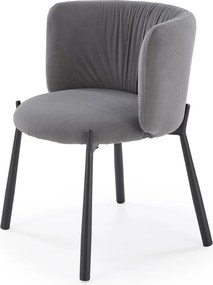 Krzesło do jadalni z kubełkowym oparciem K531 Halmar