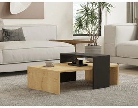 Stolik konferencyjny Glow Anthracite and SapphireOak