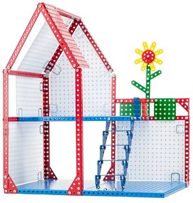 Merkur 48001 - Domek dla lalek, 34 x 39 x 25 cm,354 elementów
