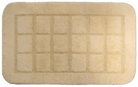 RIDDER 1712311 Mata łazienkowa Delhi z powłokąantypoślizgową 50 x 80 cm, beżowa