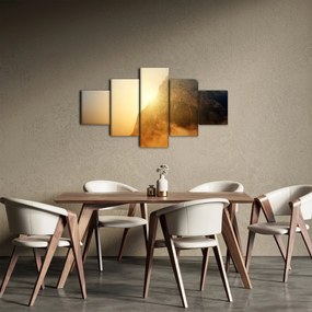 Obraz góry we mgle (125x70 cm)