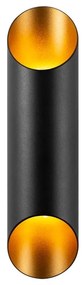 Kinkiet w czarno-złotym kolorze ø 8 cm Cut – Opviq lights