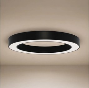 Lampa sufitowa LED/80W/230V 3000/4000/6500K śr. 80 cm czarna