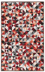 Czerwono-szary dywan odpowiedni do prania 160x230 cm Ignite – Mila Home