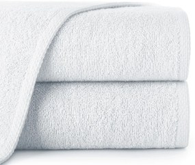 Ręcznik bawełniany 50x90 gładki Classic jednokolorowy biały