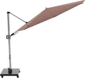 HYPERION 340 PRESTIGE – luksusowy huśtawkowy parasol ogrodowy z bocznym drążkiem : Kolor parasola - UMBRA