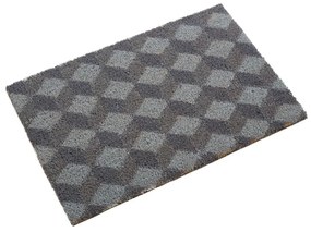 Wycieraczka z włókna kokosowego 40x60 cm Grey Cube – Premier Housewares