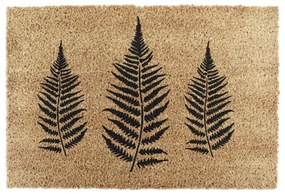 Wycieraczka z włókna kokosowego 40x60 cm Fern Leaf – Artsy Doormats