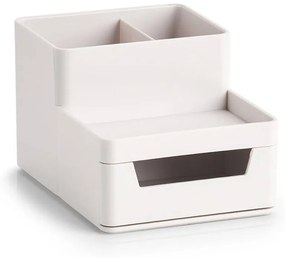 Organizer na biurko z plastiku, 11,2 x 15,5 x 9,5 cm