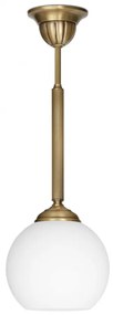 Lampa mosiężna z jedną kulą QV-S1C