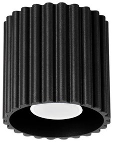 Sollux SL.1784 - Oprawa punktowa AURA 1xGU10/10W/230V 10 cm czarna