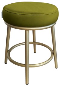 Taboret Ben noga metalowa złota BL75