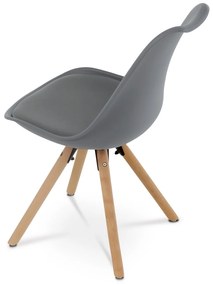 Zestaw krzeseł do jadalni CT-762 GREY, 4 szt.