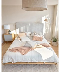 Szaro-naturalna szafka nocna Anielle – Kave Home