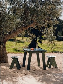 Stół ogrodowy z litego drewna sosnowego 77x79 cm Navo – noo.ma