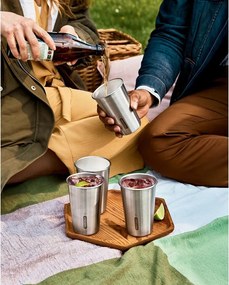 Kubek podróżny ze stali nierdzewnej w kolorze srebra 500 ml – Black + Blum