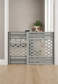 Regulowana plastikowa bariera dla zwierząt domowych