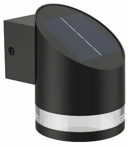 Philips Fyve Solarna ścienna oprawa solarna LED 1,5 W 2700 K, czarny