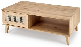 Rustykalna ława z szufladą - Vobo 9X
