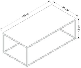Stolik konferencyjny Tiger Anthracite