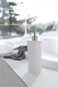 Biały plastikowy dozownik do mydła 500 ml Round – YAMAZAKI