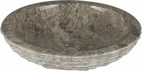 DIVERO Umywalka nablatowa z naturalnego kamienia Turin