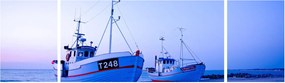 Obraz - Lądowanie o zmierzchu (170x50 cm)
