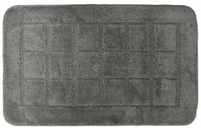 RIDDER 1712300 Delhi dywanik łazienkowy zantypoślizgowym spodem 50 x 80 cm, ciemnoszary