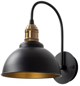 Czarny kinkiet ø 21 cm Varzan – Opviq lights