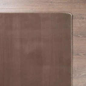 Dywan pluszowy Luxy beżowy 80 cm x 150 cm