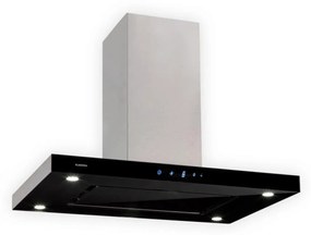 Klarstein Valeria 90cm 558.3 m³/h Okap Wyspowy Czarny