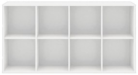 Biały modułowy system półek 136x69 cm Mistral Kubus – Hammel Furniture