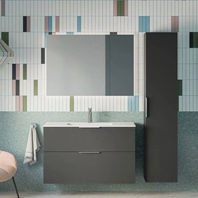 Badmöbel Set TIM 100 cm mit Waschbecken