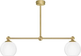 Prosta złota mosiężna lampa wisząca G-S2L