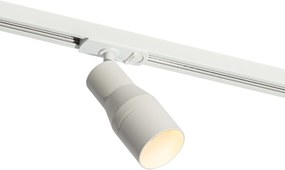 Nowoczesny system szynowy z 5 reflektorami biały 1-fazowy - Iconic Kohua