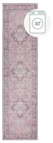 Jasnoczerwony chodnik z mieszanki włókien z recyklingu odpowiedni do prania 60x230 cm Windsor – Flair Rugs