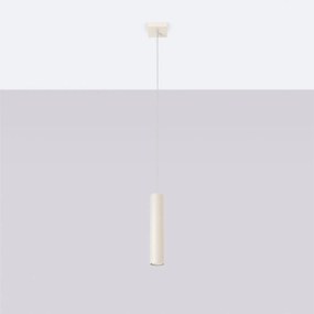 Lampa wisząca LAGOS 1 beżowa SOLLUX  LIGHTING
