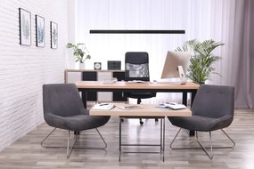 Czarna lampa wisząca LED 115cm z drewna jesionowego L115KB-4K-SCHWARZ