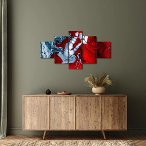 Obraz abstrakcyjnych plam (125x70 cm)