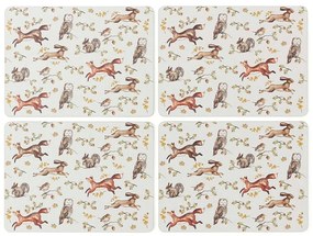 Korkowe maty stołowe zestaw 4 szt. 27x35 cm Forest Fable – Cooksmart ®