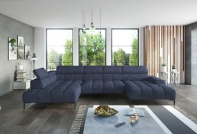 Narożnik PLAZA XL Prawostronny Elektryczna regulacja Tkanina MONOLITH 77 WERSAL