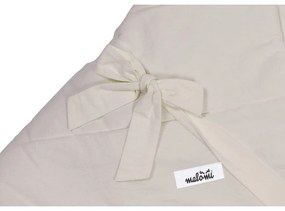 Kremowy bawełniany rożek niemowlęcy 75x75 cm – Malomi Kids