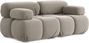 Modułowa sofa 2-osobowa - z tkaniny welwetowej - kreci - LOKUA