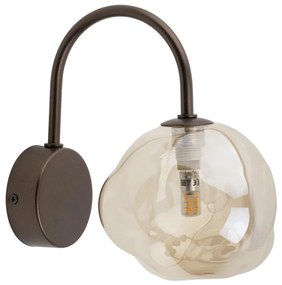 Kinkiet LAVA 1xG9/8W/230V brązowy/przydymiony beż