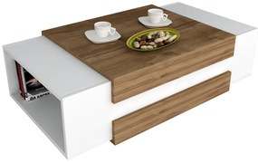 Stolik kawowy Nora White Walnut