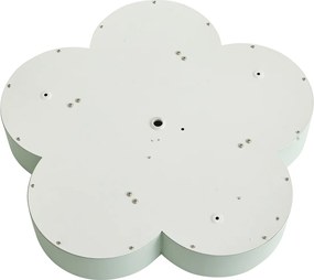 Dziecięca lampa sufitowa zielona z białym - Lucille