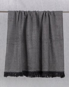 Koc Cosy Home 150x200cm Grey Chevron